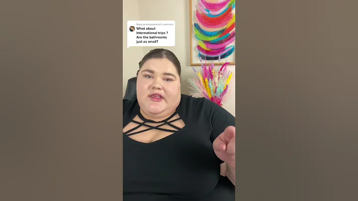 Using the bathroom on an international flight when you’re plus size ✈️ #plussizetravel #travel