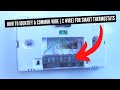 How To Identify A Thermostat Common Wire (C Wire) &amp; What It Does For Smart Thermostats