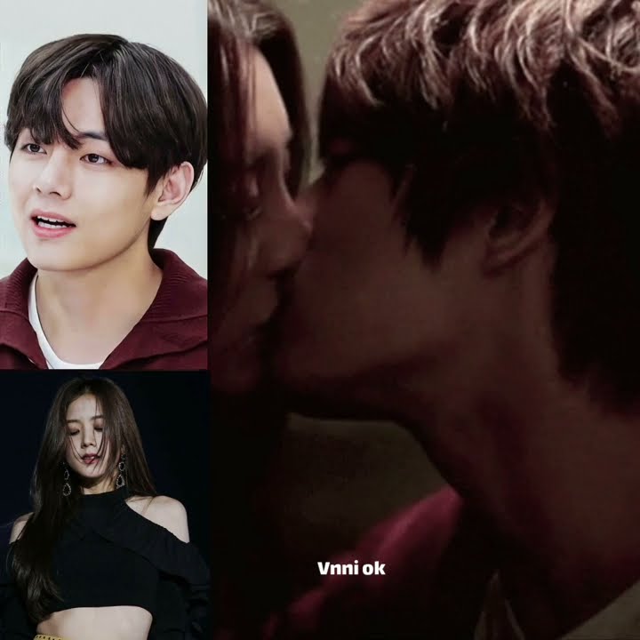 vsoo kiss #army #blink #bts #blackpink #vsoo #taesoo #taehyung #jisoo