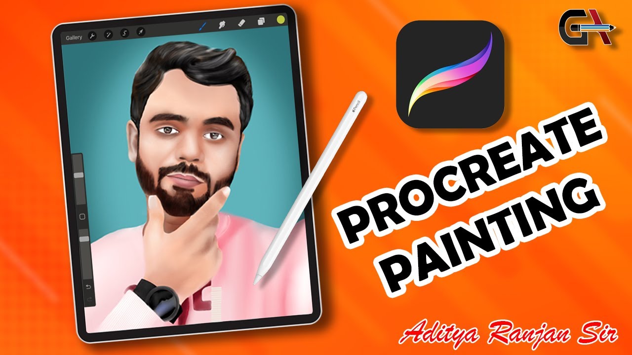 Aditya Ranjan Sir Painting | Procreate
