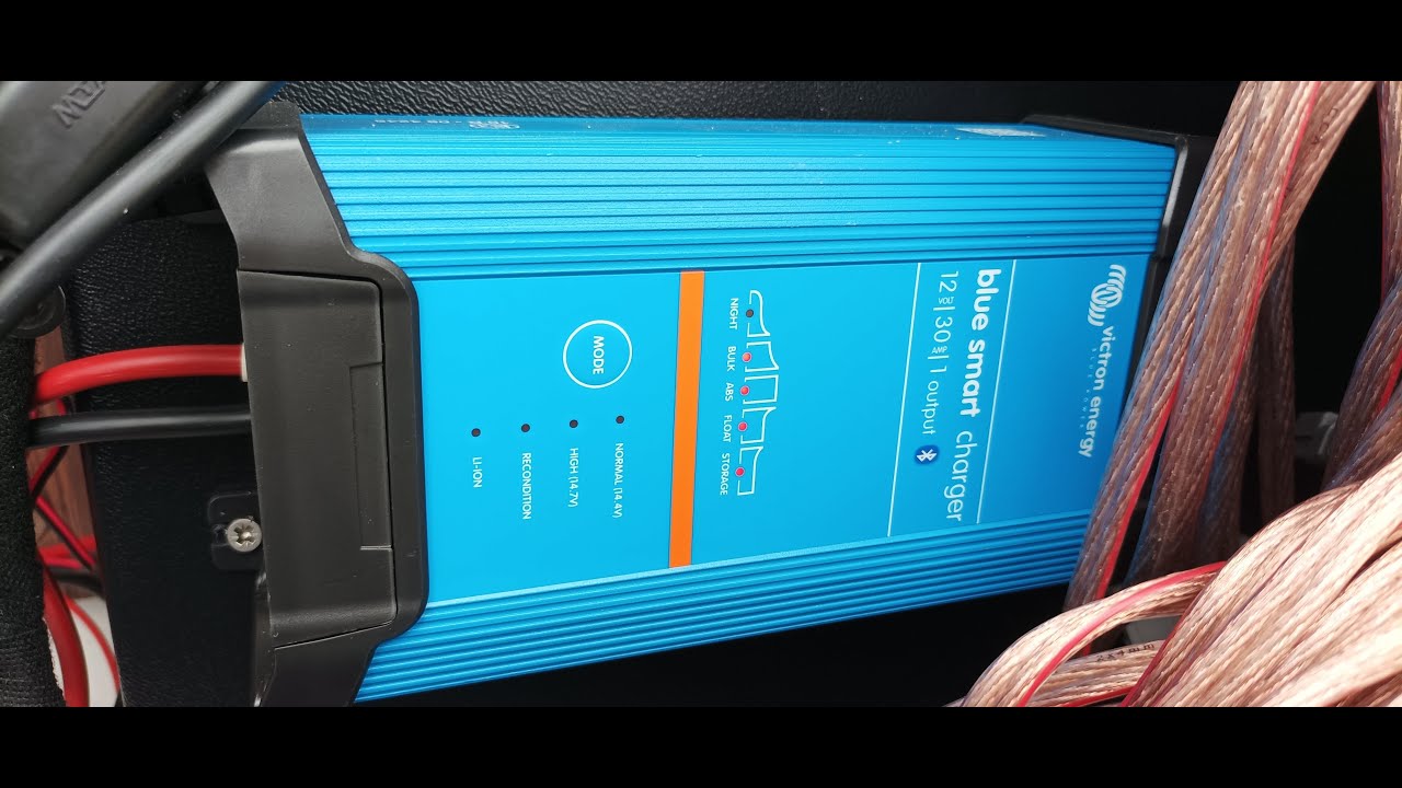 Meine Einstellungen am Victron Energy Blue Smart IP22 12V30 (1) Chargeur