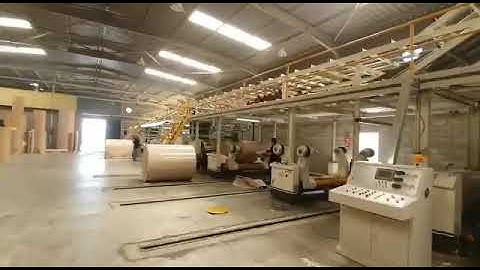 2 PLY SINGLE FACER CORRUGATED PRODUCTION LINE