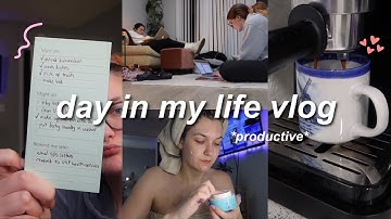 PRODUCTIVE DAY IN MY LIFE VLOG: cleaning, studying, running errands & more