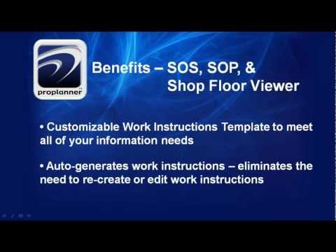 Proplanner Work Instructions - Overview with Customer Perspectives