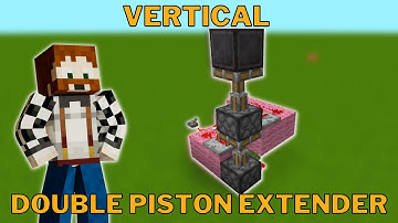 Vertical Double Piston Extender Bedrock/XBOX/PE Tutorial