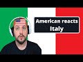 American reacts to Italy - Geography Now! Italy (REACTION)