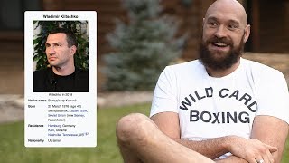 Tyson Fury: I got banned from Wikipedia for editing Wladimir Klitschko's profile