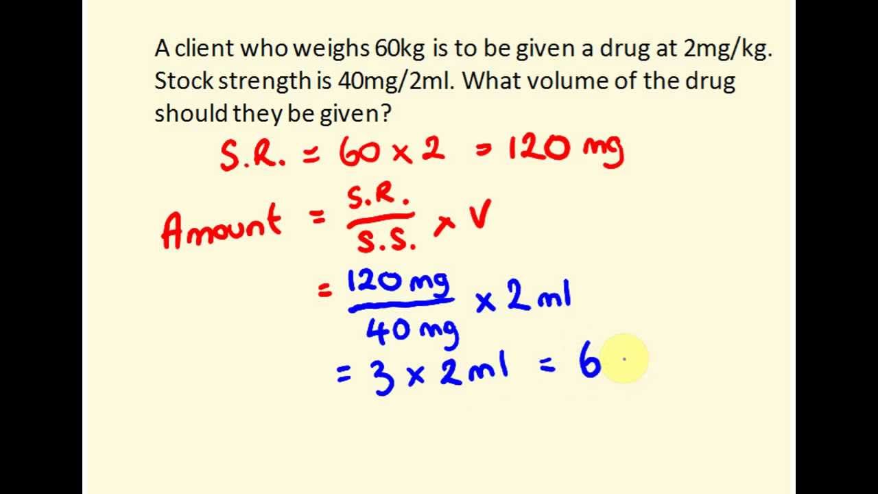 Nursing Maths Medication Math Made Easy Youtube