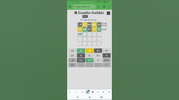 Wordle with paired-up letters! (Double-dabble puzzle for 22 June 24) #speedsolving #wordlepuzzle