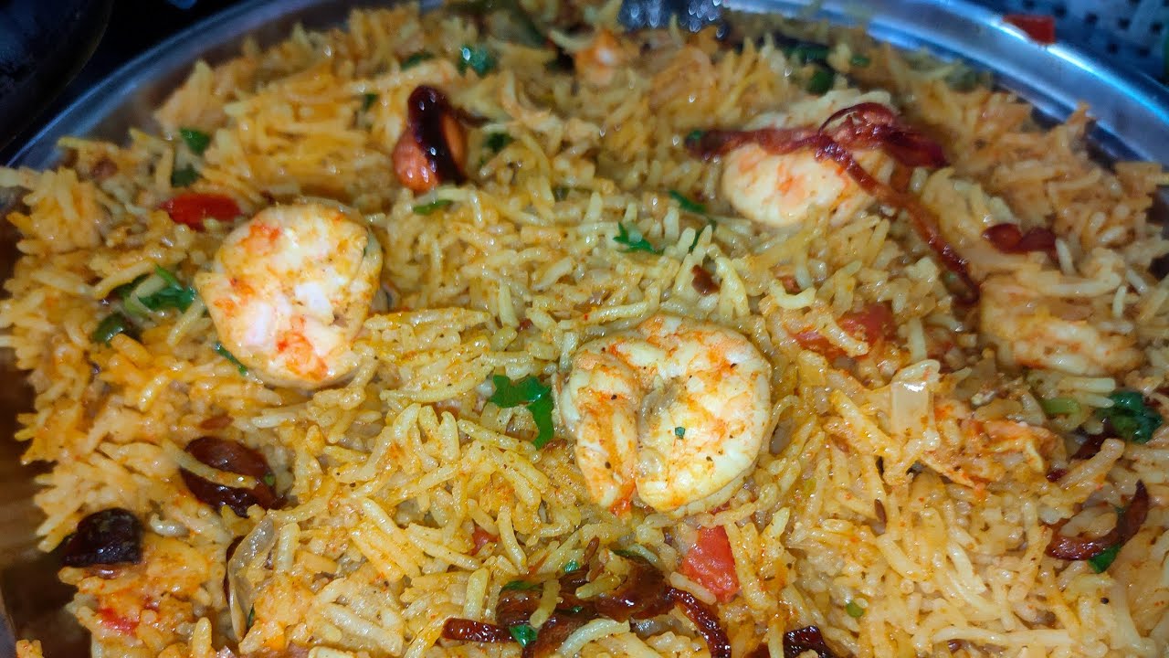 Prawns Biryani Special Recipe Homemade Special Recipe YouTube 63745 Hot Sex Picture image pic