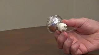 How to Remove a Hood Vent Light Bulb with a GU10 Base