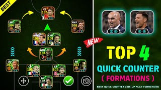 Top 4 Best Quick Counter Formations In eFootball 2026 🤩💥 R. Martinez Best Link-Up Play Formation 🥶 screenshot 1