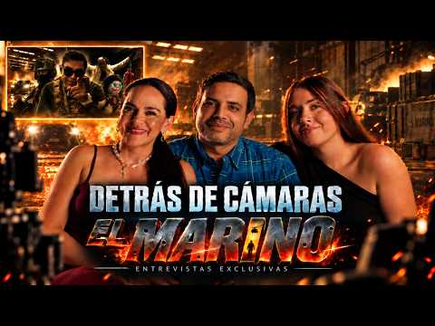 EL MARINO | Behind the Scenes of the movie 🎬 Oscar Lopez, Claudia and Regina | Filming with Family