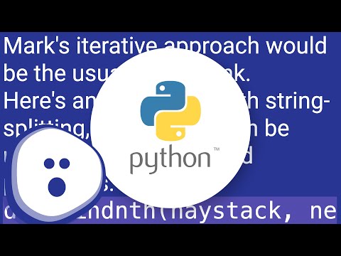 Find the nth occurrence of substring in a string