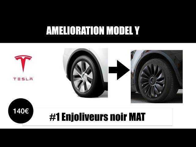 Model Y - 4 Enjoliveurs MarsMover 19 - Accessoires Tesla