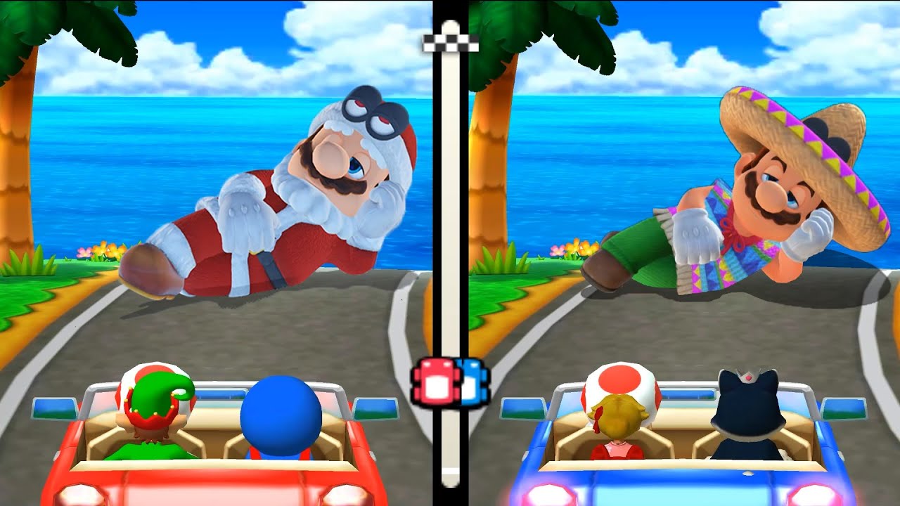 Waluigi vs Mario vs Peach vs Rosalina - Ultimate Battle! (Who Wins?) | Mario Party The Top 100