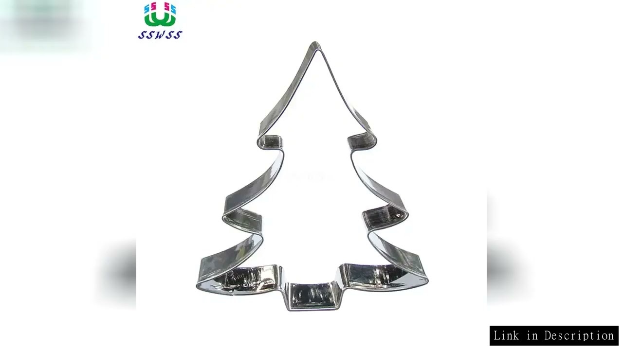 Christmas Cake Cookie Biscuit Baking Molds Stainless steel Big Fir Tree Shaped Cake Decorating Fonda