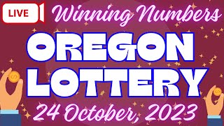 Oregon Evening Lottery Results Drawing - 24 Oct 2023 - 4PM - Lucky Lines - Win For Life - Powerball