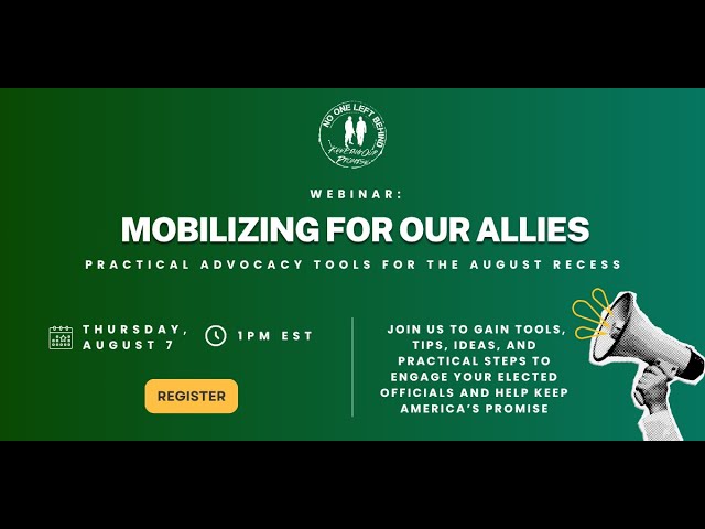 Virtual Briefing: Mobilizing for our Allies