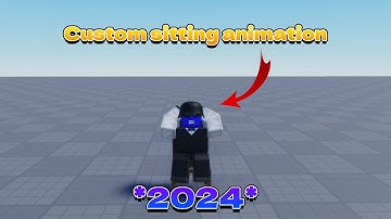 How to make a CUSTOM sitting animation in Roblox STUDIO! (Free Script)