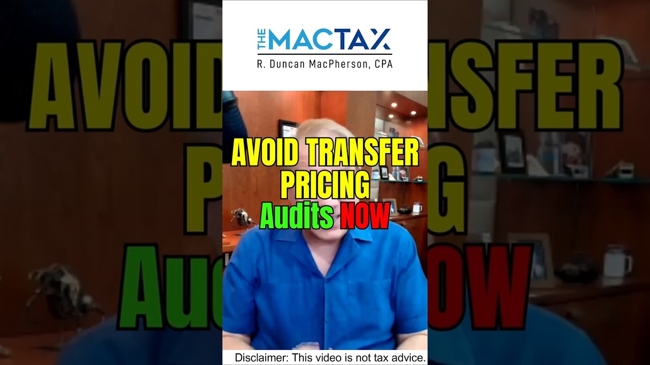 Avoid Transfer Pricing Audits NOW