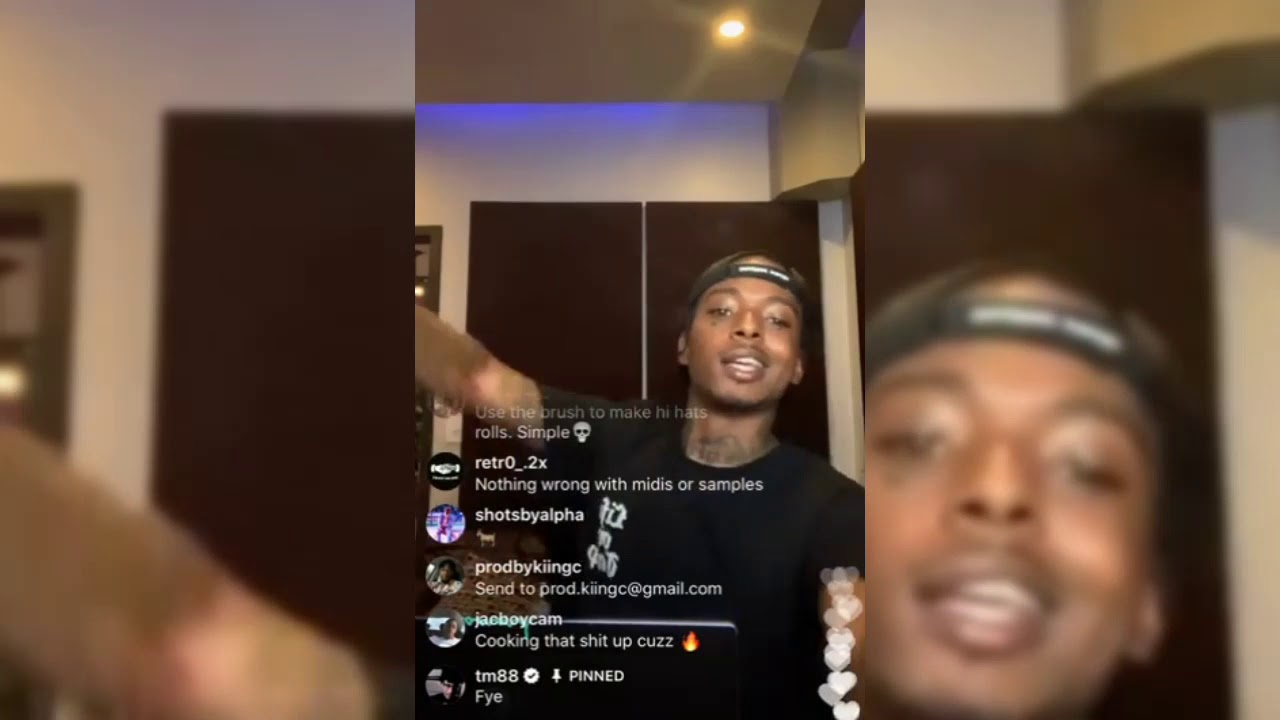 Pyrex Whippa Cooking Up Latest Beat Tape Instagram Live | IG LIVE