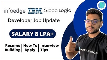 IBM & InfoEdge Hiring For Developer (Freshers) 🔥 | Salary 8 LPA+ 💰 | All Details Explained