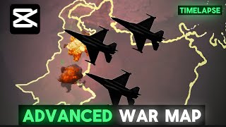 WAR MAP TUTORIAL on PHONE using CAPCUT (TIMELAPSE) 