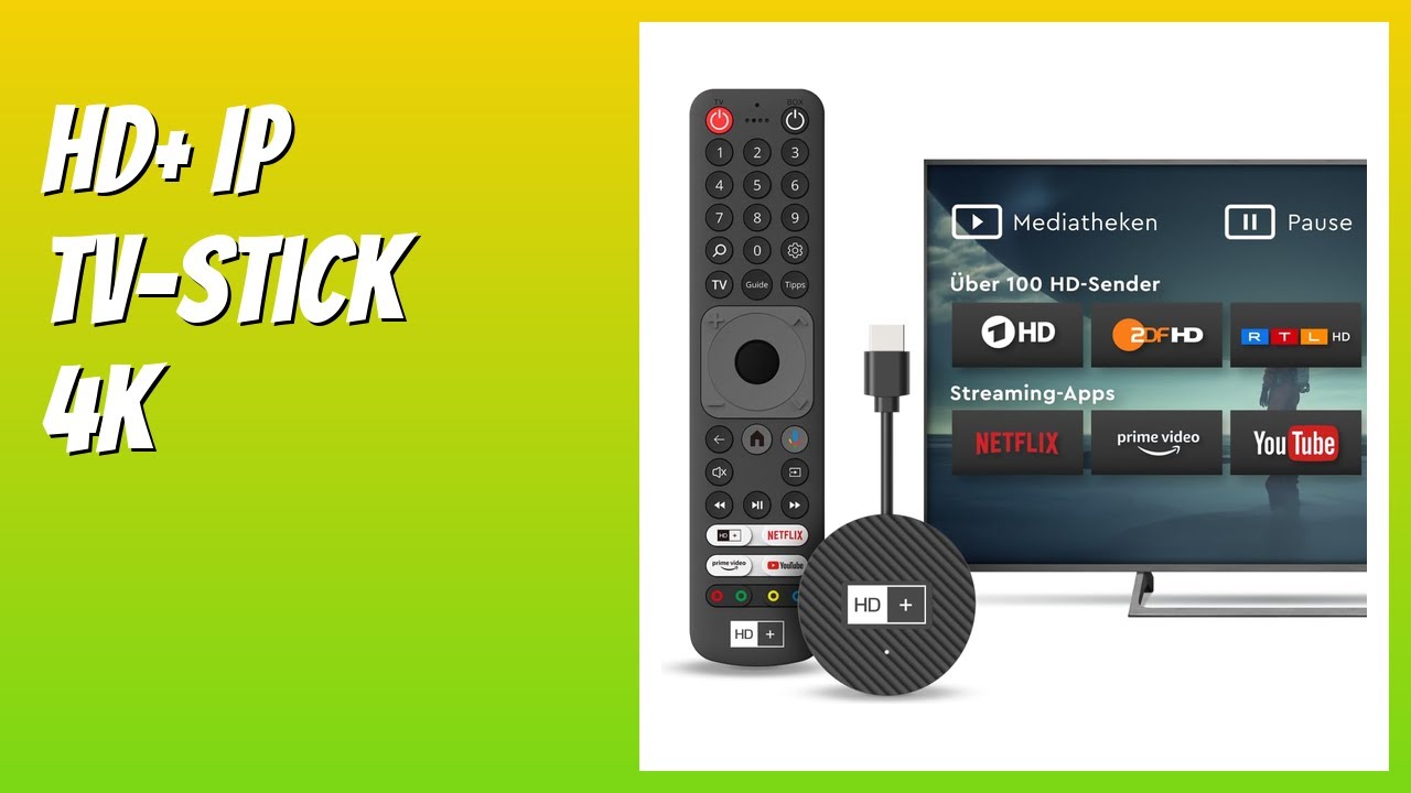BEWERTUNG (2025): HD+ IP TV-Stick 4K. WESENTLICHE Einzelheiten