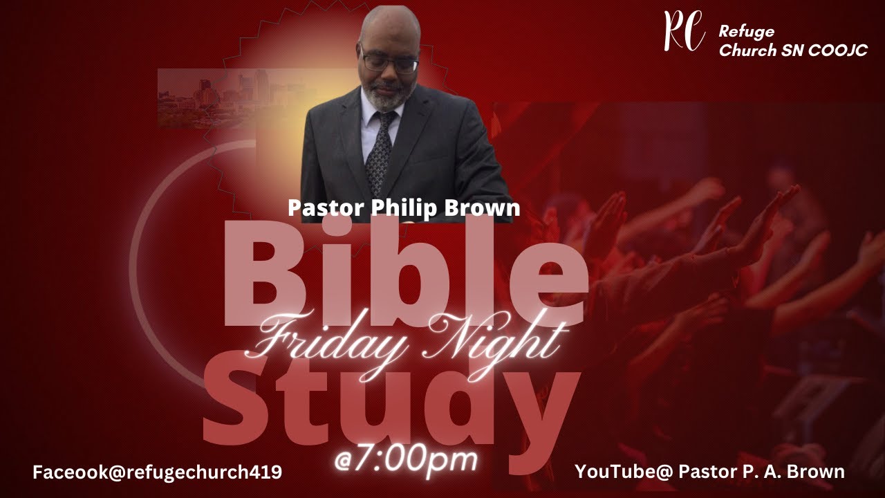 Refuge Church SN Bible Study (June 7, 2024) - YouTube