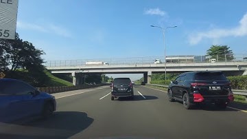 Cimanggis Depok ke Sirkuit Sentul Bogor via Tol Jagorawi Indonesia