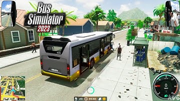 Bus Simulator 2023 Boston Map Gameplay | Simulation 007
