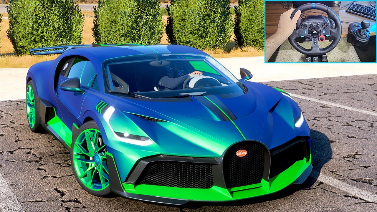 Forza Horizon 5 - Logitech g29 with shifter | Vitesse max de la Bugatti Divo