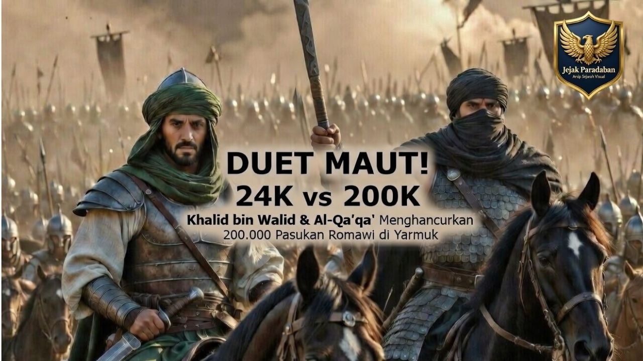 DUET MAUT! Saat Khalid bin Walid & Al-Qa'qa' Menghancurkan 200.000 Pasukan Romawi di  Perang Yarmuk