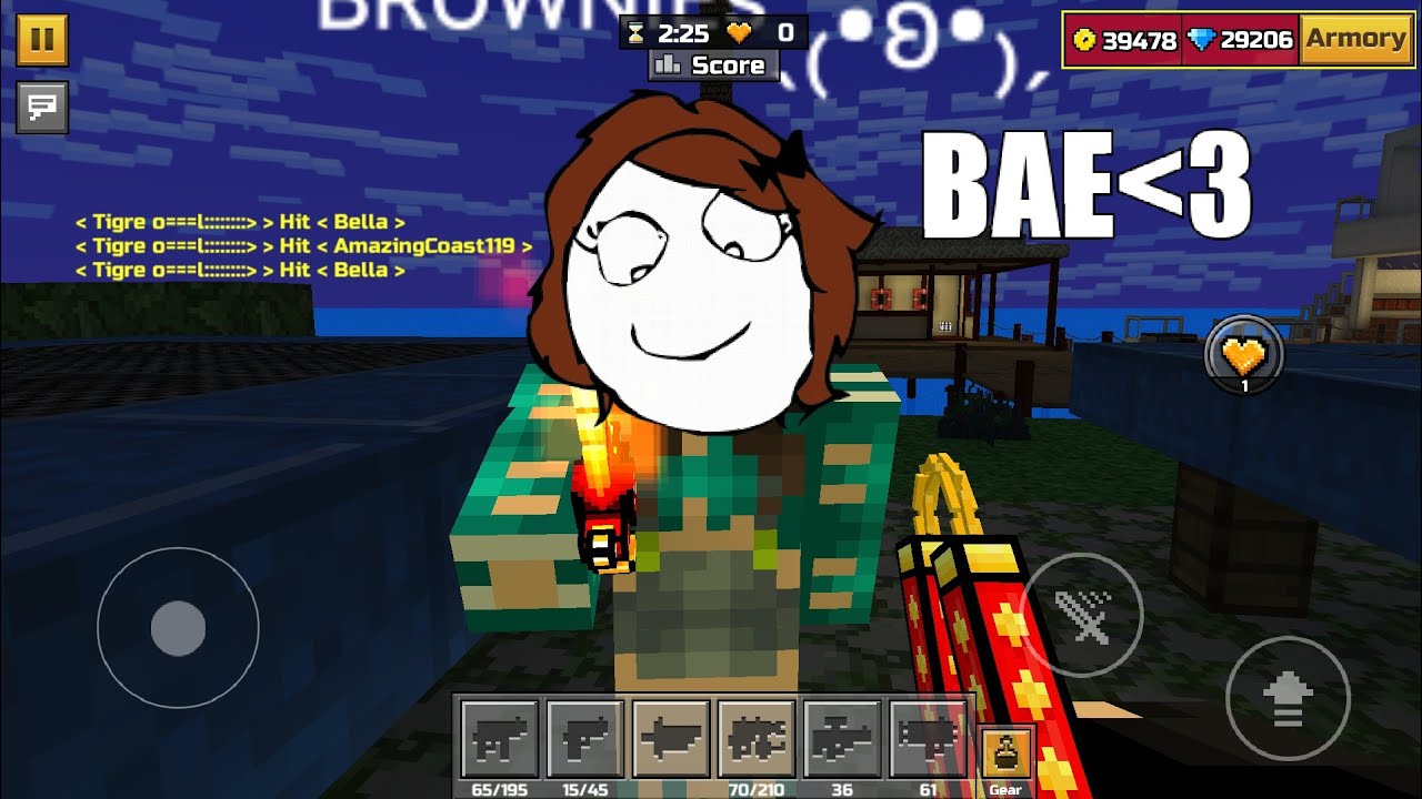 Shut Up And Kiss Me Prank Pixel Gun 3d Youtube