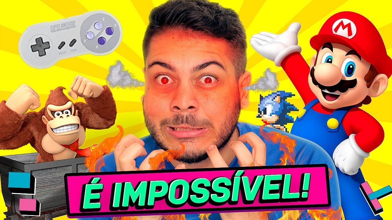 10 FASES DE JOGOS QUE MATARAM TODO MUNDO DE RAIVA!