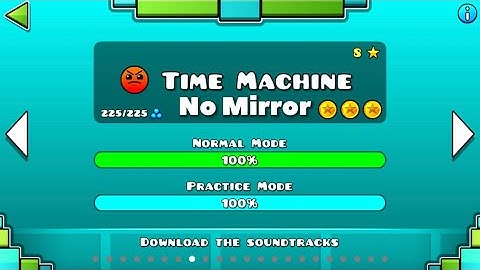 Geometry Dash Time Machine But With No Mirror Portal...