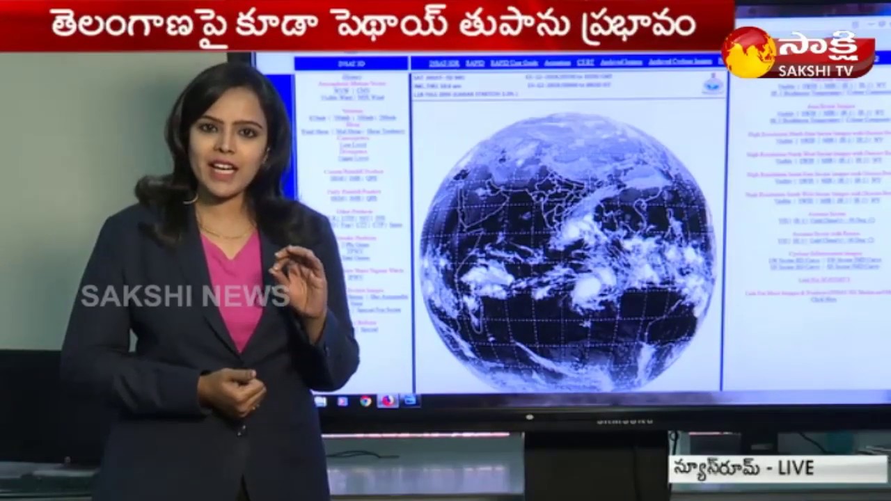 Pethai Cyclone: High Alert in Costal Andhra | Sakshi Live Updates - Watch Exclusive
