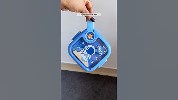 Mini Space Bento Lunch Box 🎀🌷✨#bentobox #lunchbox #lunch #bento #space #blue #schoolsupplies