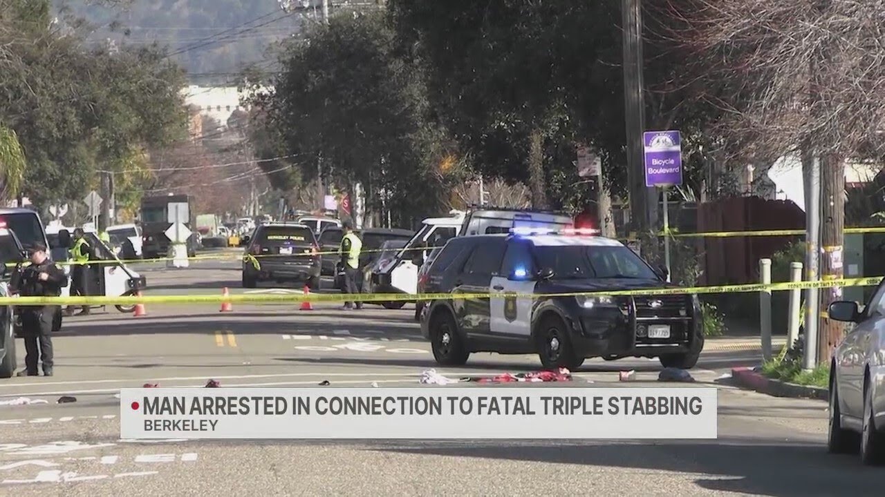 Man faces murder charge in connection to Berkeley triple stabbing - YouTube