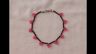 DIY-TAKI TASARIM BONCUKTAN HALHAL YAPIMI /JEWELERY DESIGN MAKING ANKLET  FROM BEADS