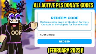 PLS DONATE Codes Wiki Roblox [NEW] [December 2023] - MrGuider