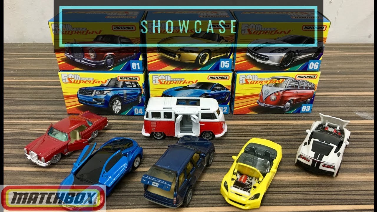 50th anniversary matchbox cars