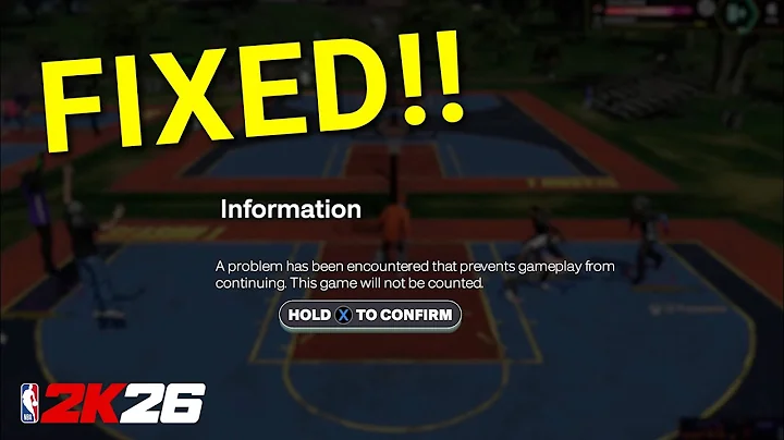 NBA 2K26: How to Fix Getting Kicked Out of Games “Problem Has Been Encountered That Prevents” Error!