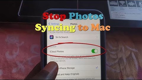 Stop Photos Syncing to Macbook (iCloud Photos off)