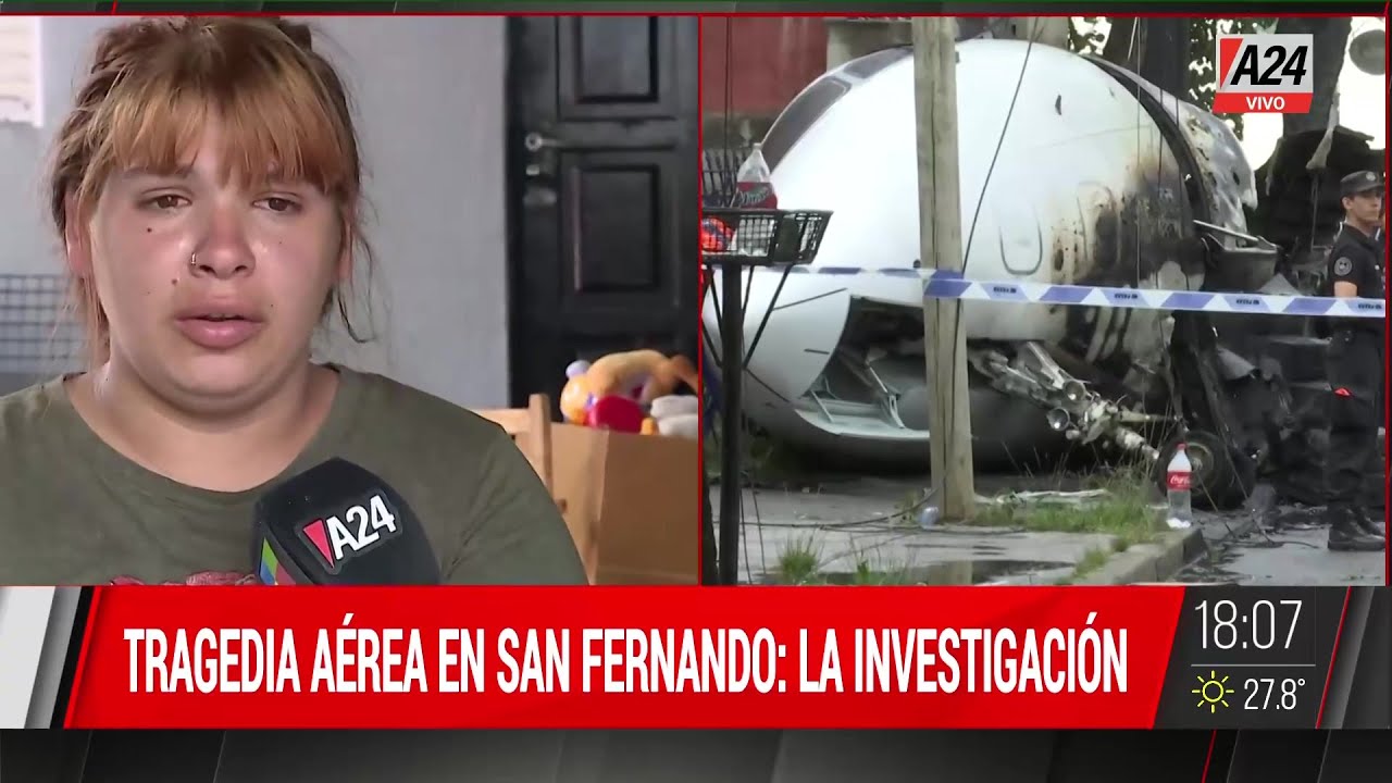 La policía retiró los restos del avión privado que se estrelló en San Fernando: qué dijeron los vecinos