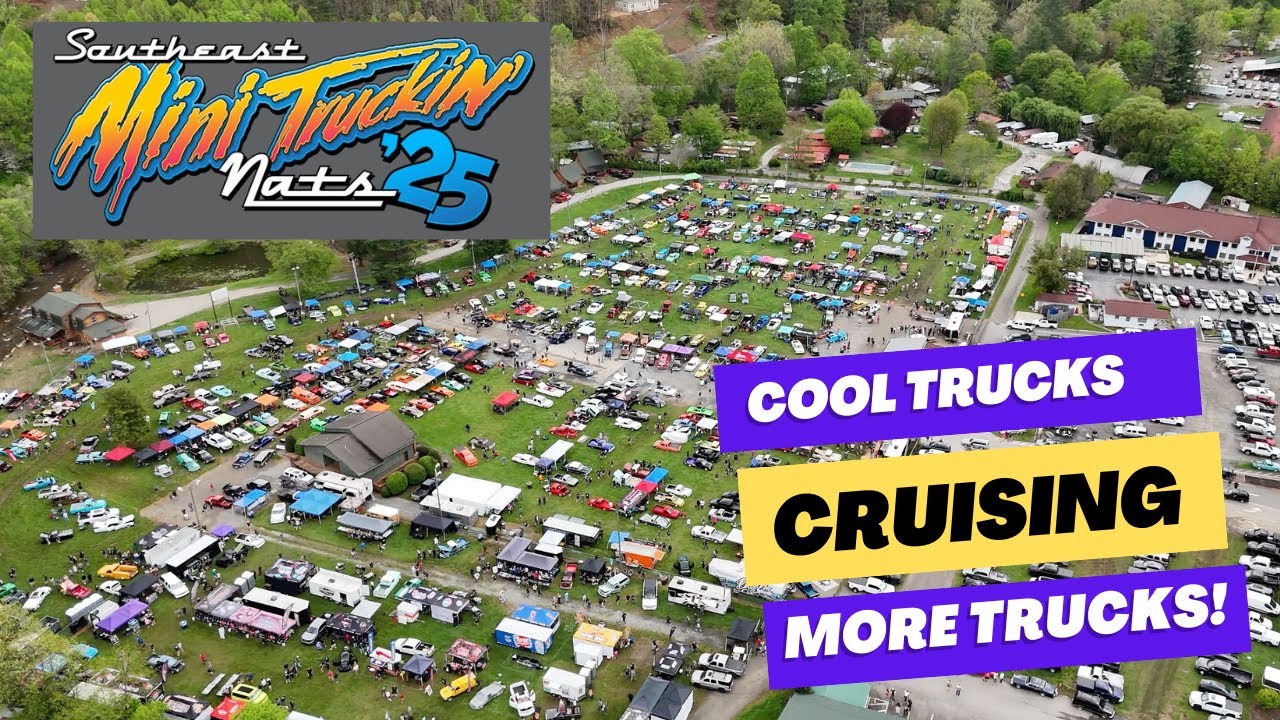 Mini Nats '25 in Maggie Valley, NC - Tons of cool trucks with plenty of cruising