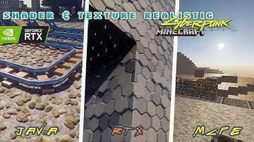 TEXTURE CYBERPUNK RTX HD - TOP 3 SHADER ULTRA REALISTIC | OPTIMUM REALISM PBR MC PE/WIN 10/JAVA 1.18