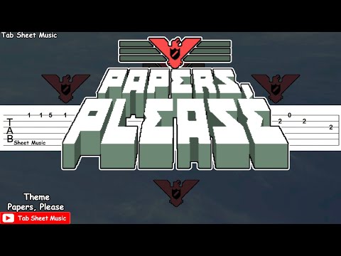 Papers, Please - Theme Song Guitar Tutorial