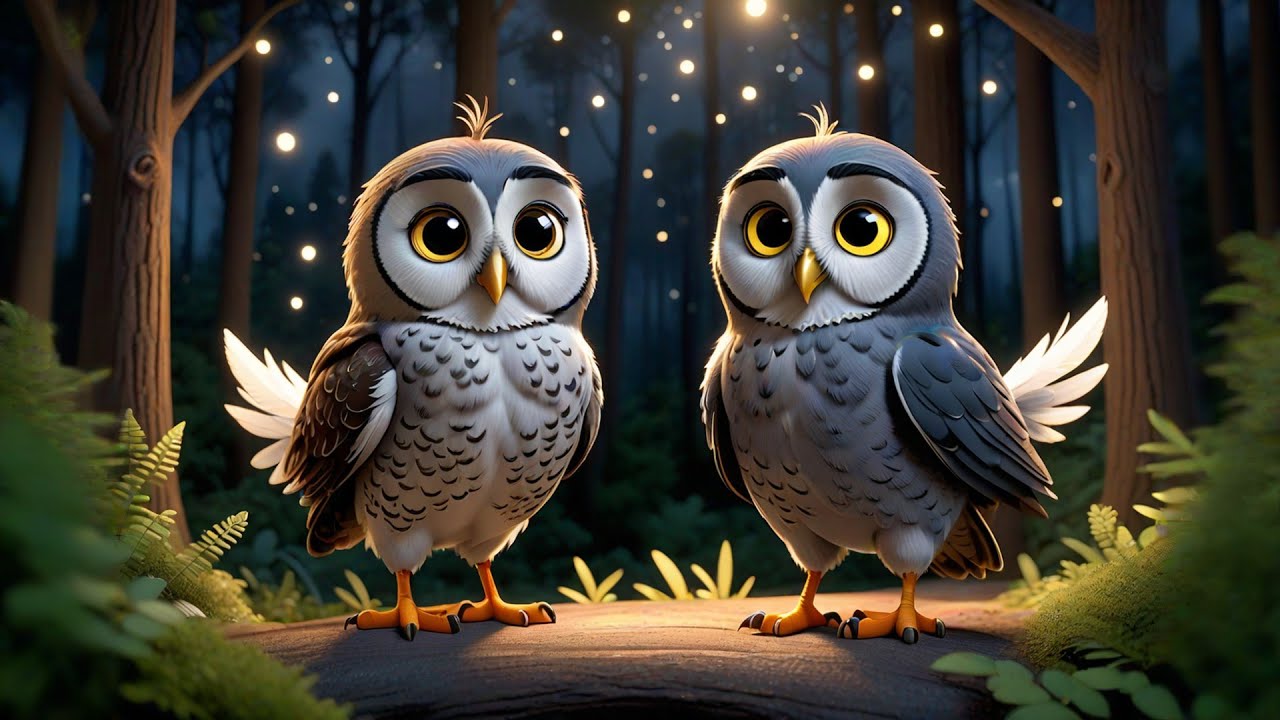 Three Tiny Owls Count the Stars | Owl Song for Kids | Fun Nursery Rhymes and Baby Songs